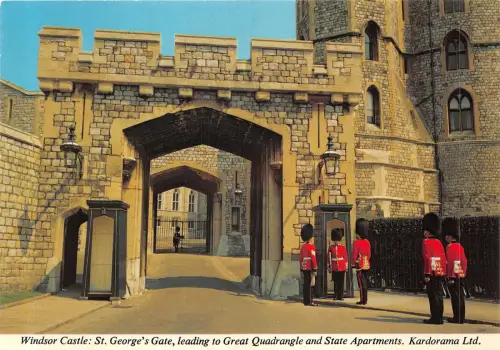 uk50624 st georges great quadrangle and state apartments windsor castle uk