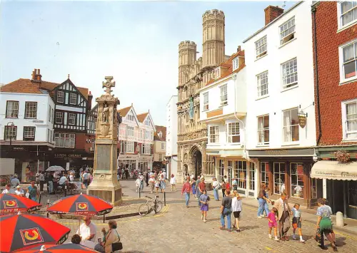 uk49469 buttermarket and christchurch gate canterbury kent uk lloyds chemist