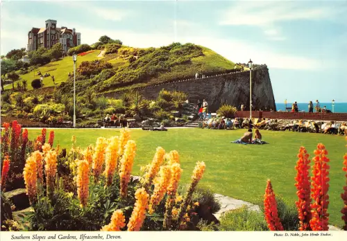 uk50025 southern slists and gardens ilfracombe devon uk