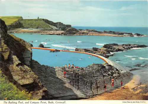 uk49450 bthing pool and compass point bude cornwall uk