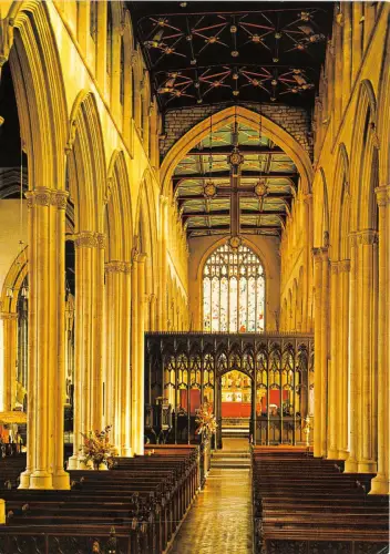 uk46521 nave and screen st mary magdanele newark uk