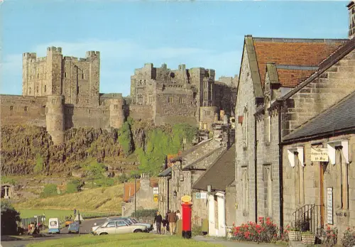 uk46535 bamburgh castle and village Northumberland uk