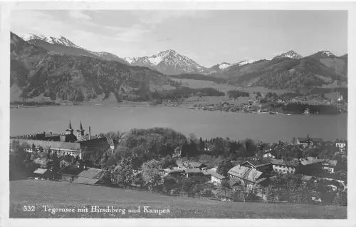 Lot215 Deutschland Tegernsee mit Hirshberg und Kampen Echtfoto