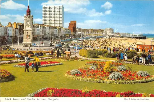 uk48074 clock tower and marine terrace margate uk