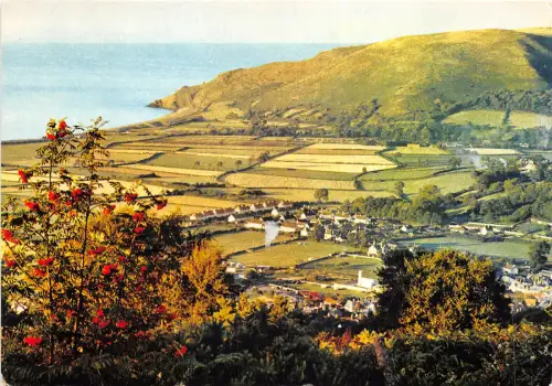 uk48633 porlock vale and village uk