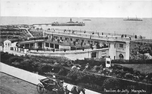 uk41341 pavillon and jetty margate real photo uk