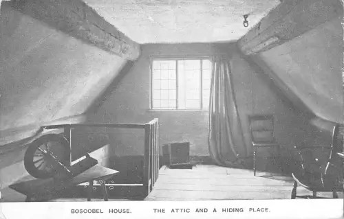 uk26212 Atting and Hidge Place Boscobel Castle Real Photo UK