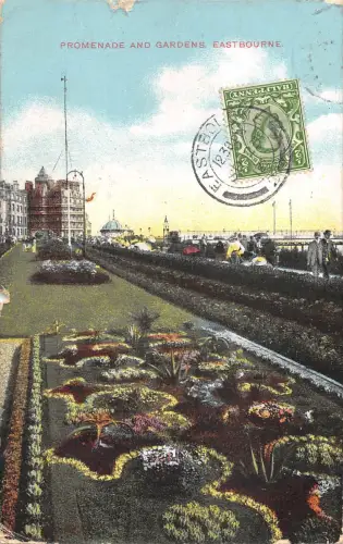 uk3746 promenade and gardens eastbourne east sussex echtfoto uk