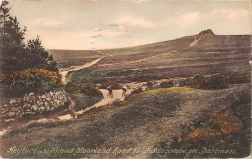 uk17951 heyton and moorland road to widecombe dartmoor uk