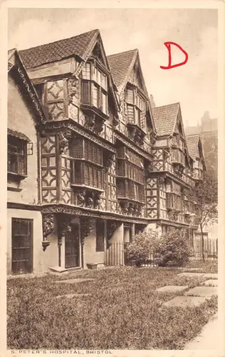 uk17280 st peters hospital bristol real photo uk