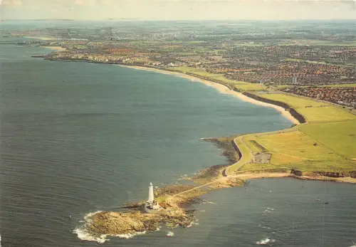 uk44839 st marys lighthouse and whitley bay uk