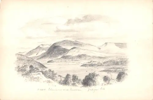 uk26119 llanberis and snowdon wales uk