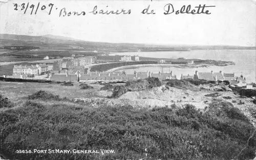 BR62967 Port St Mary General View Isle of Man UK