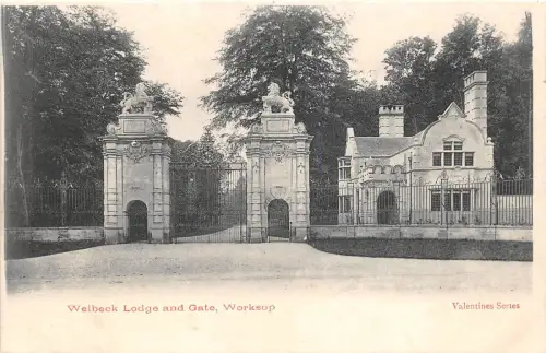 BR59421 Weldbeck Lodge and Gate Worksop UK