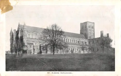 uk29741 st albans abbey real photo uk