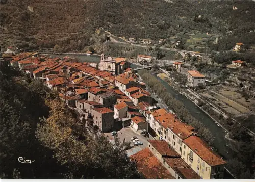 BT13025 vue generale et quartoer chiapera et Isola Breil sur roy France