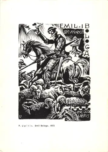 BT15607 P Upitis emil Bologa Paint peintures Postkarte