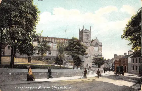 uk17836 free librabry and museum shrewsbury uk