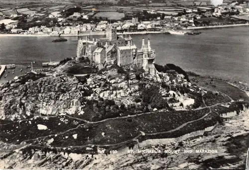 BR68142 st michaels mount and marazion real photo uk