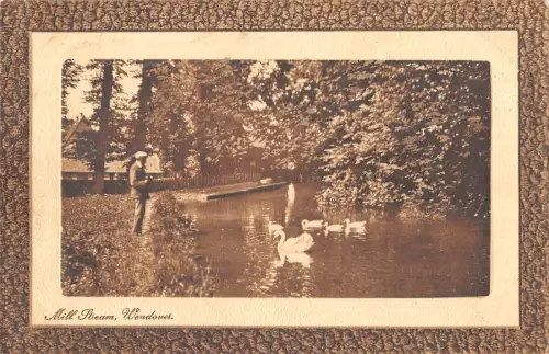 uk16195 mill stream wendover real photo uk