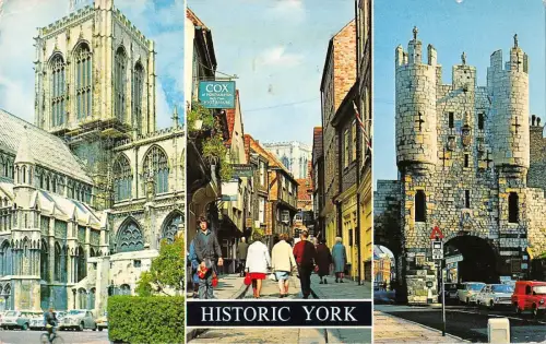 B101263 york minster the shambles micklegate uk 14x9cm