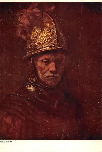 BT4639 Walter Classen rembrandt der mann mit dem goldhelm paint peintures