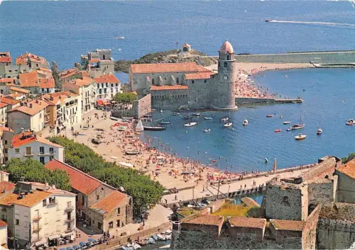 BR76893 collioure vue aerienne du port france