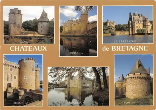 BT10450 Chateaux de Bretagne elven josselin la bretesche France