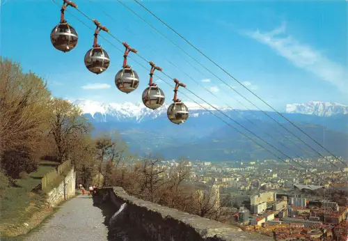 BF714 grenoble vue de la station superieure du telephereque France
