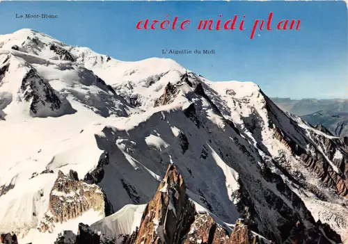 BR30309 Chamonix Mont Blanc L Aiguile du Midi France