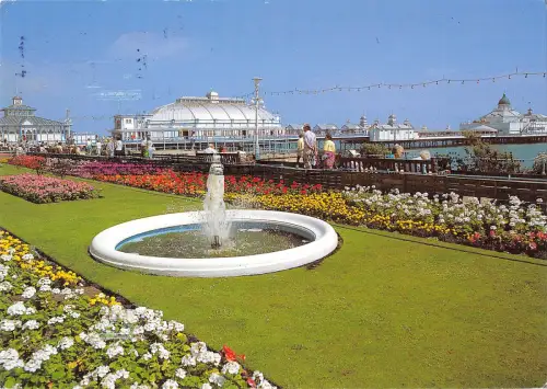 uk34227 carpet gardens and pier eastbourne uk