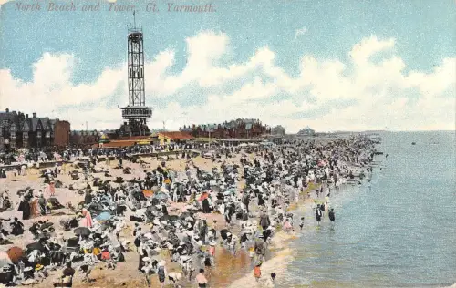 uk3754 north beach and tower gt yarmouth norfolk echtfoto uk