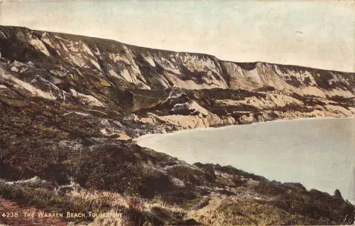 uk25327 the warren and east cliff folkestone uk
