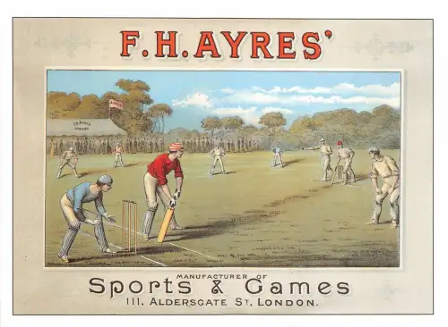 uk39910 F Hayres Sport und Spiele Cricket Sport UK Repro