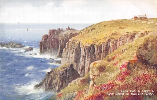 uk17950 first and last house inengland lands end uk