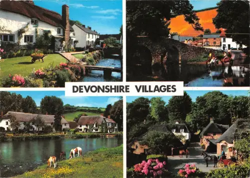 B102152 devonshire village uk