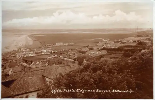 BR96570 Kieselgrat und Höhlen westwärts ho Echtfoto UK