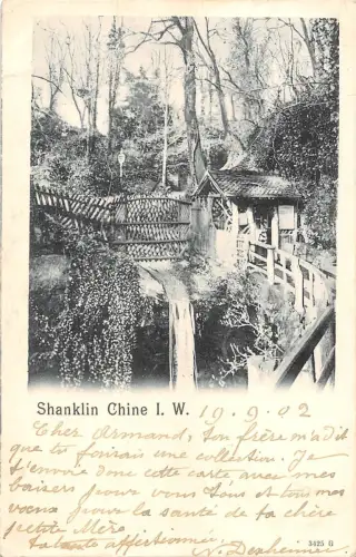 BR79063 isle of wight shanklin chine uk
