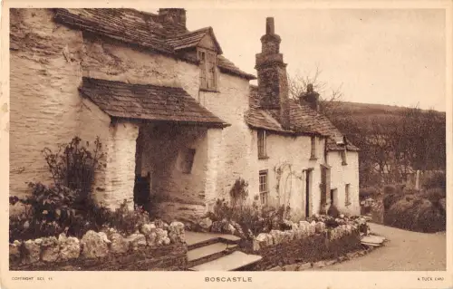 uk16592 boscastle real photo uk