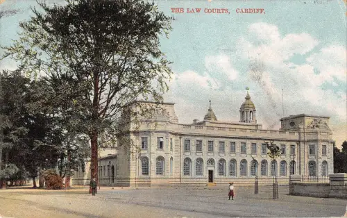 uk31319 Law Courts Cardiff Wales UK