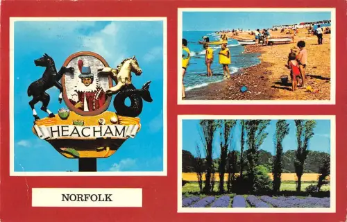 B101162 norfolk heacham uk 14x9cm
