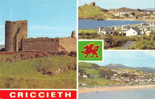 BR77969 Criccieth Wales 14x9cm