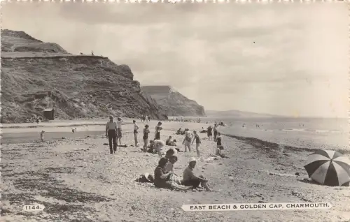 BR59307 East Beach and Golden Cap Charmouth UK Echtfoto