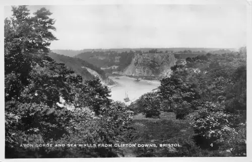 BR63224 von Schlucht und Meeresmauern aus Clifton Downs Bristol UK Echtfoto