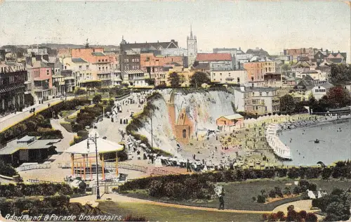 BR79348 Randstand and Parade Broadstairs UK