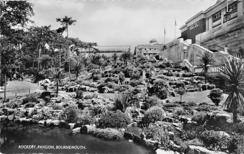 uk17148 rockery pavilion bournemouth real photo uk