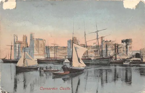 br108213 carnarvon castle wales uk