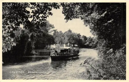 br107981 cliveden reach uk real photo