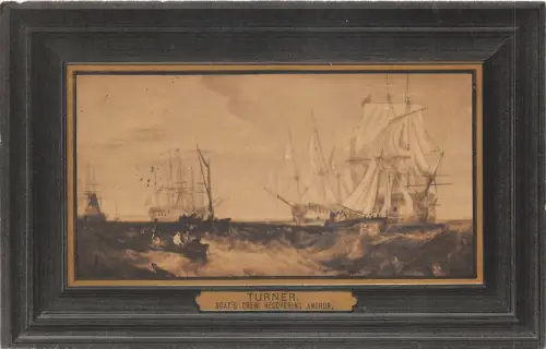 br107934 Boote Crew Recoverying Anchors Turner UK