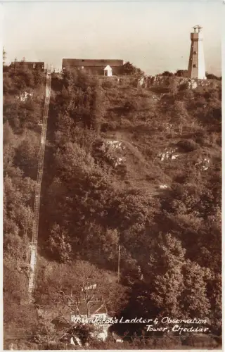 br107651 laddder tower chedar uk